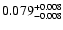 $\rm0.079 _{-0.008 }^{+0.008 }$