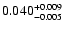 $\rm0.040 _{-0.005 }^{+0.009 }$