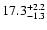 $\rm 17.3 _{-1.3 }^{+2.2 }$