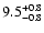 $\rm 9.5 _{-0.8 }^{+0.8 }$