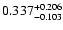 $\rm0.337 _{-0.103 }^{+0.206 }$