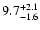 $\rm 9.7 _{-1.6 }^{+2.1 }$