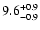 $\rm 9.6_{-0.9 }^{+0.9 }$