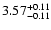 $\rm 3.57_{-0.11 }^{+0.11 }$