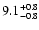 $\rm 9.1_{-0.8 }^{+0.8 }$