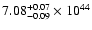 $\rm 7.08_{-0.09 }^{+0.07 }\times10^{44}$