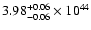 $\rm 3.98_{-0.06 }^{+0.06 }\times10^{44}$