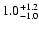 $\rm 1.0_{-1.0 }^{+1.2 }$