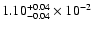 $\rm 1.10_{-0.04 }^{+0.04 }\times10^{-2}$