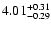 $\rm 4.01_{-0.29 }^{+0.31 }$