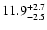 $\rm 11.9_{-2.5 }^{+2.7 }$