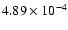 $4.89\times 10^{-4}$
