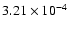 $3.21\times 10^{-4}$