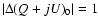 $\left \vert\Delta (Q+jU)_0\right \vert=1$