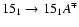 $15_{1}\to15_{1}A^{\mp}$