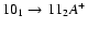 $10_{1}\to11_{2}A^+$