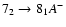 $7_{2}\to8_{1}A^-$