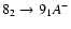 $8_{2}\to9_{1}A^{-}$