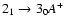 $2_{1}\to3_{0}A^{+}$