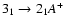 $3_{1}\to2_{1}A^+$