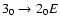 $3_{0}\to2_{0}E$