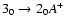 $3_{0}\to2_{0}A^+$