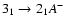 $3_{1}\to2_{1}A^-$