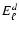 $E^d_\ell$