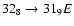 $32_{8}\to31_{9}E$