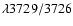 $\lambda3729/3726$