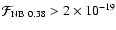 $\mathcal{F}_{\rm NB~0.38} > 2 \times
10^{-19}$