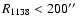 $R_{1138} < 200\hbox{$^{\prime\prime}$ }$