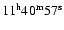 ${\rm 11^h40^m57^s}$