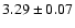 $3.29\pm0.07$