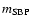 $m_{\rm SBP}$