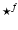 $\star^f$