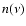 $n(\nu)$