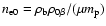 $n_{\rm e 0} = \rho_{\rm b} \rho_{0 \beta}/(\mu m_{\rm p})$