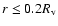 $r \le 0.2 R_{\rm v}$