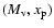 $(M_{\rm v}, x_{\rm p})$