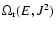 $\Omega_{\rm r}(E,J^2)$