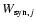 $W_{{\rm syn},j}$