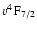 $v\rm ^4F_{7/2}$