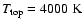 $T_{\rm top} = 4000 \;{\rm K}$
