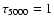 $\tau_{5000}=1$