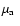 $\mu_{\rm a}~$