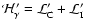 ${\cal H}'_{\gamma} = {\cal L}'_{\rm C} + {\cal L}'_{\rm I} $