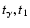 $t_{\gamma},t_{1}$
