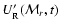 $U'_{\rm R}({\cal M}_{r},t)$