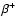 ${\beta}^+$
